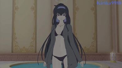 "Unleashing the Tiger: A Hentai Adventure at the Spa with Ui and Kozeki Blue"