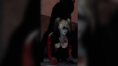 'Harley Quinn and Catwoman Pet their Sex Toys [Artgerm]'