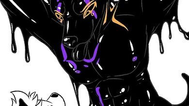 "100% Anal and Cum Eating Black Slime Monster - Hajnalski Style"