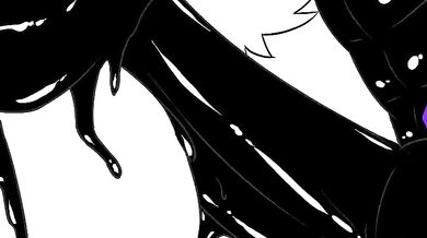 "100% Anal and Cum Eating Black Slime Monster - Hajnalski Style"