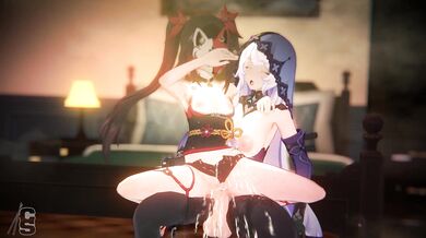 'Tornado Twins Fuck: Shemale Sisters In a Tantric Threesome with Giant Cocks'