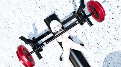 Watch Noel Shirogane bench press sex with Colonel Pichu in this hot and steamy hentai porn video.