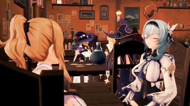 "Couples Relax in the Steamy Hot Springs of Genshin Monstadt Onsen Festival, A Pornographic Fantasy for Your Eyes to Enjoy!"