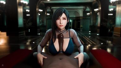 "Tifa and Cloud - Working Hard to Keep the City Safe"
