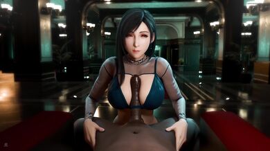 "Tifa and Cloud - Working Hard to Keep the City Safe"