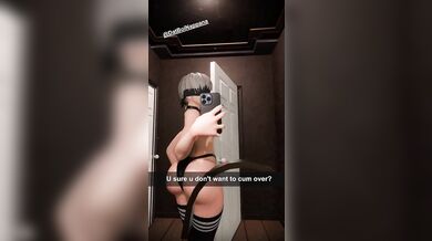 "Busty MILF Calls for a Big Dick in the Middle of the Night"