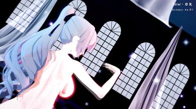 "Brontosaurus in the Pink Nightclub with a Cute Cat and Wupa for 4K Ultra HD"
