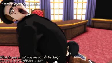 Mikasa Ackerman's Cuckolding - Hentai Porn Video Attack on Titan - Sneaky Sexual Encounter