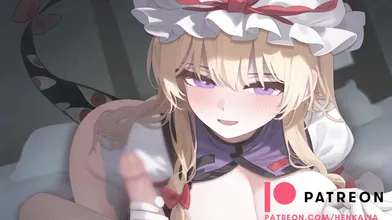 The Lustful Lesbian Love Affair of Yakumo and Yukari in Touhou