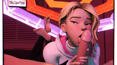 "One Night with Gwen Stacy: A Blowjob Fantasy"