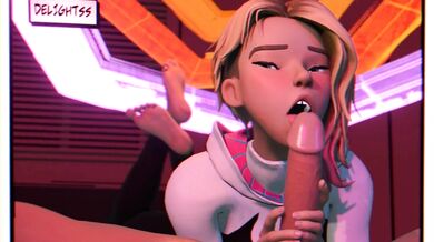 "One Night with Gwen Stacy: A Blowjob Fantasy"