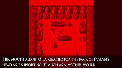 'Evelyn's Dark Red Veil: A Vampire Hunter Taken Down by a Seductive Bloodsucker'