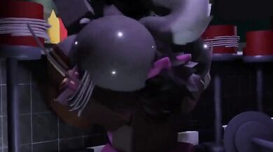 'Penetration of a busty woman's anus by a horny man in a virtual world'
