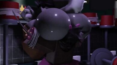 'Penetration of a busty woman's anus by a horny man in a virtual world'