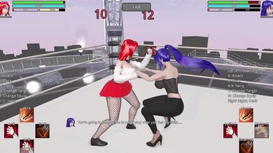 "Ravishing Redhead vs Dark-Haired Vixen in the Fifth Match of Hentai Porn Olympics"
