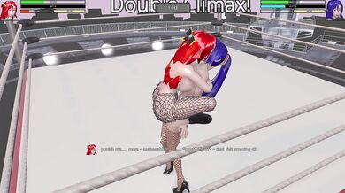 "Ravishing Redhead vs Dark-Haired Vixen in the Fifth Match of Hentai Porn Olympics"