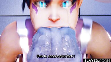 'La Petite Ninja Blonde Exécutant Un Sexe Féroce Avec Une Épée En Français'