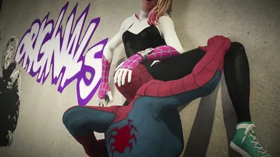 "One-night stand with Gwen and Stacy: The morning after #1"