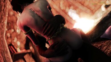"The Captive Elf Slave's Breaking and Training by the Orc Chieftain"