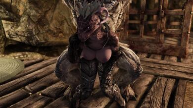 Sexy Argonian Seductress, Troll Beast and Lizardman XXX Action