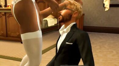 "Sexy Bride Tames Her Best Man on Their Wedding Night"