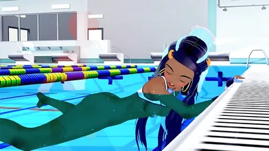 'Splashing with Nessa: A Pokémon's Wet Dream'