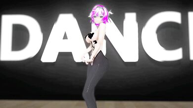 'Tattooed Eulalia's Sexy Hot Dancing in Genshin Impact Hentai Good Night Kiss with Purple Hair MMD 3D Video'