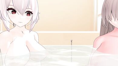 'Massage therapist's erotic soak'