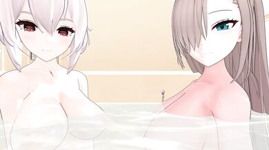 'Massage therapist's erotic soak'