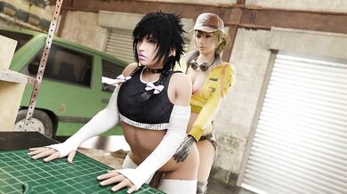 'Noctis, the hero of Final Fantasy XV, gets a hard pegging from his sexy wife Cindy'