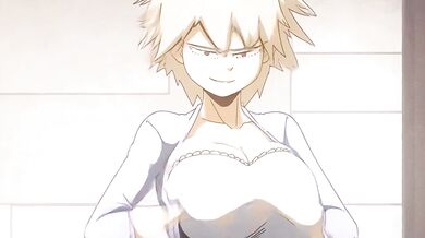 "Mitsuki Bakugo and the Twisted Grin: No Bra Edition."