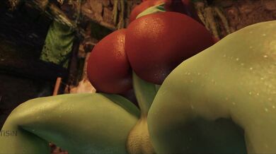 'Sexy Elf Fairy Captured by Mighty Female Ogre and Gets Double Penetrated in the Dark Forest'