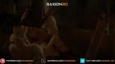 Hentai Pyramid Head Drifts Into a Sexy Adventure with the Mummy