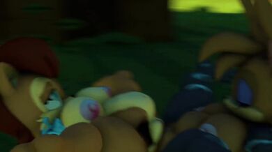 'Bunnie the bunny and Sally the snake get tribbed by their furry friends'