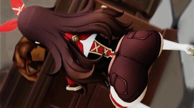'Amber, Genshin Impact's Sexy Angel! Delivers an Explosive HMV Delivery!'