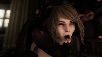 'Sexy Blonde Muse Gets Banged by a Crazy Monkey'