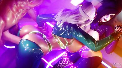 'Magical Orgy: Morgana, X and Qiyana'