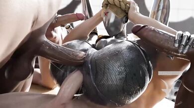 "Explosive Ejaculation: Atomic Heart Double DP"