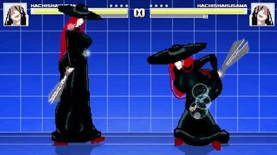 "Hachi-shaku sama (8ft tall) is a M.U.G.E.N work in progress, at 71% completion."