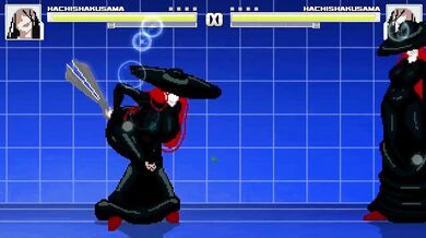 "Hachi-shaku sama (8ft tall) is a M.U.G.E.N work in progress, at 71% completion."