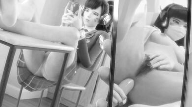 'The Sailor's Sinful Wave: A Black and White Hentai PORN Parody'