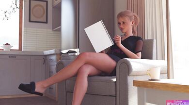 Watch as Emily finally gives in to her forbidden desires and explores her deepest fantasies in the latest episode of "Emily's Diary"!