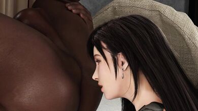 Rewritten as: Tifa gets a rim job from...