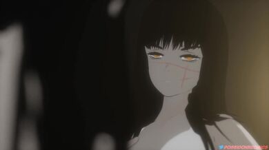 "Chainsaw Wielding Yakuza Boss and his Sexy Assistant Asa Mitaka Get Down and Dirty in a Hardcore Hentai Threesome with an Erotic Saw."