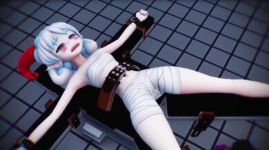 'Sexy Succubus Tickled by Darkness on the Hellish Rack'