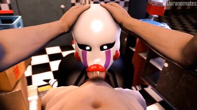 'Bendable babe in pink latex does dirty things '