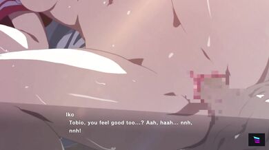 "Hot Player Ikona Hentai with Strong Muscles and Big Dick, Makes Love to a Horny Lady in the Bedroom"