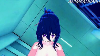 'Breakfast Club: The Hentai Edition - Akeno Suzaku's Cock-riding Adventure'