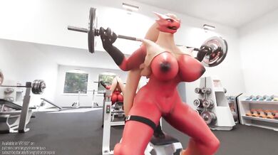 'The dragon trainer and her sexy pupil go hard on each other in the blazing hot sun!'