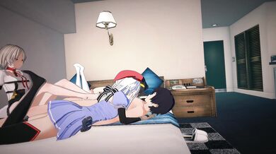 'Macho Man Meets Hentai Angels: A Lusty Rendezvous!'